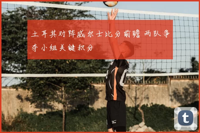 土耳其对阵威尔士比分前瞻 两队争夺小组关键积分